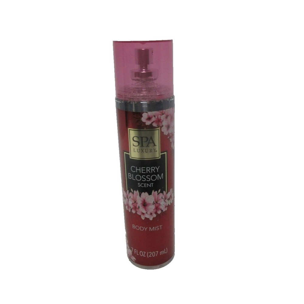 Cherry Blossom Refreshing Body Scent Fragrance Mist  Spa Luxury 7fl Oz/207 Ml